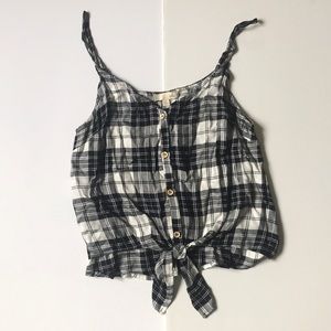 Jella C Plaid tank